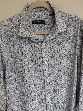 Cremieux Classic Men’s Paisley Floral Long Sleeve Button Down Shirt XL